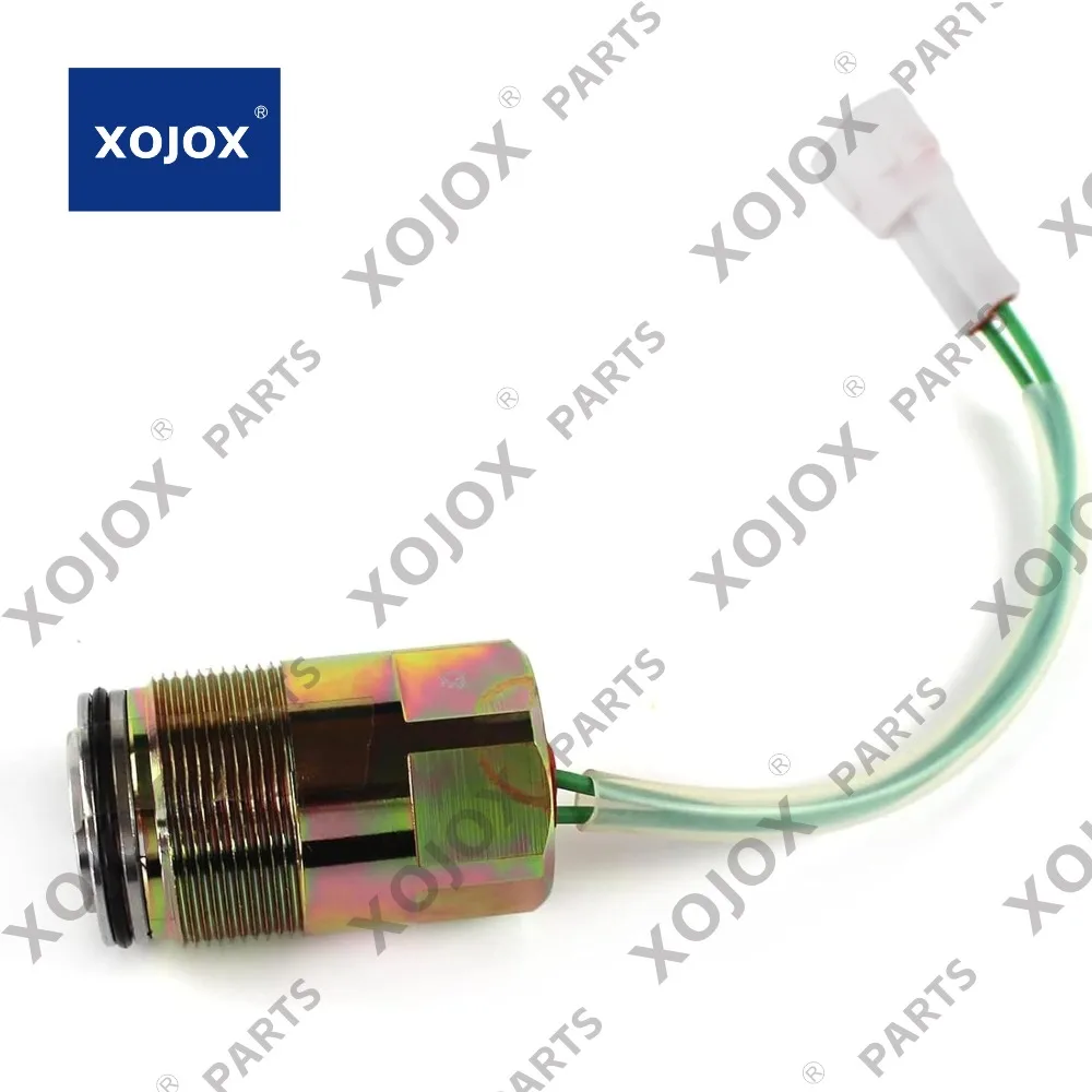 

XOJOX K3V112 SKC5/G24-106-1 2436R884F1 2436R884F3 Rotary Hydraulic Pump Solenoid Valve 24V for Kobelco SK60-5 SK200-5 SK200-6 Do