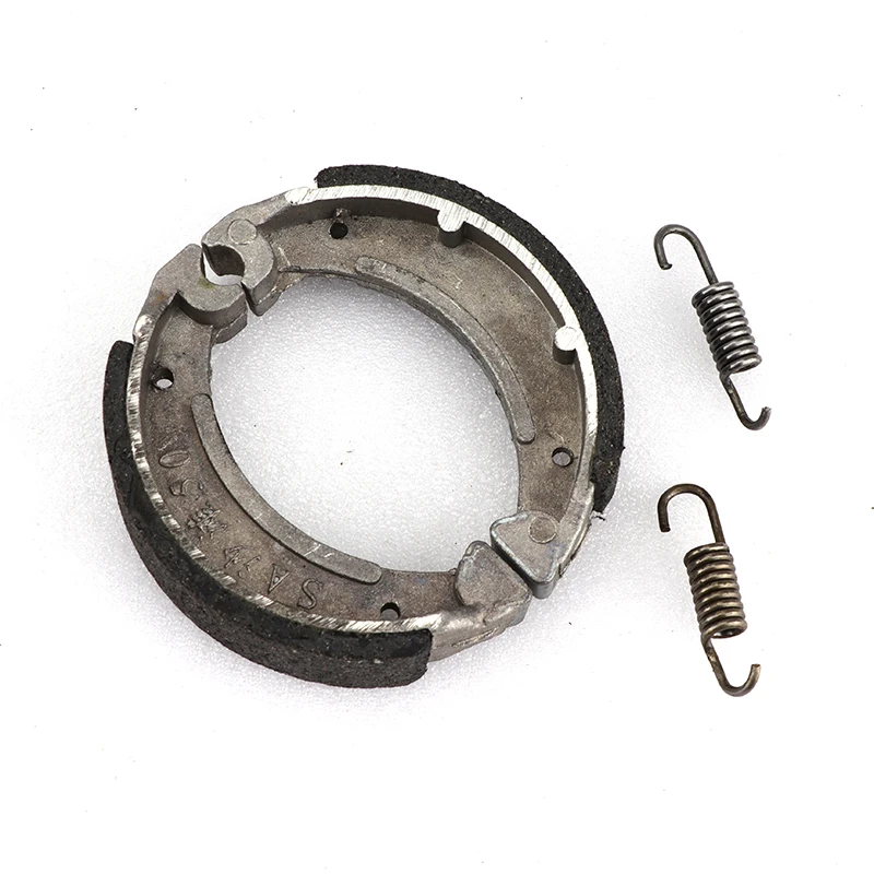 Metal Spring Motorcycle Motorbike Brake System Shoe Drum Pad 80MM x 80MM x 20MM Brake shoes