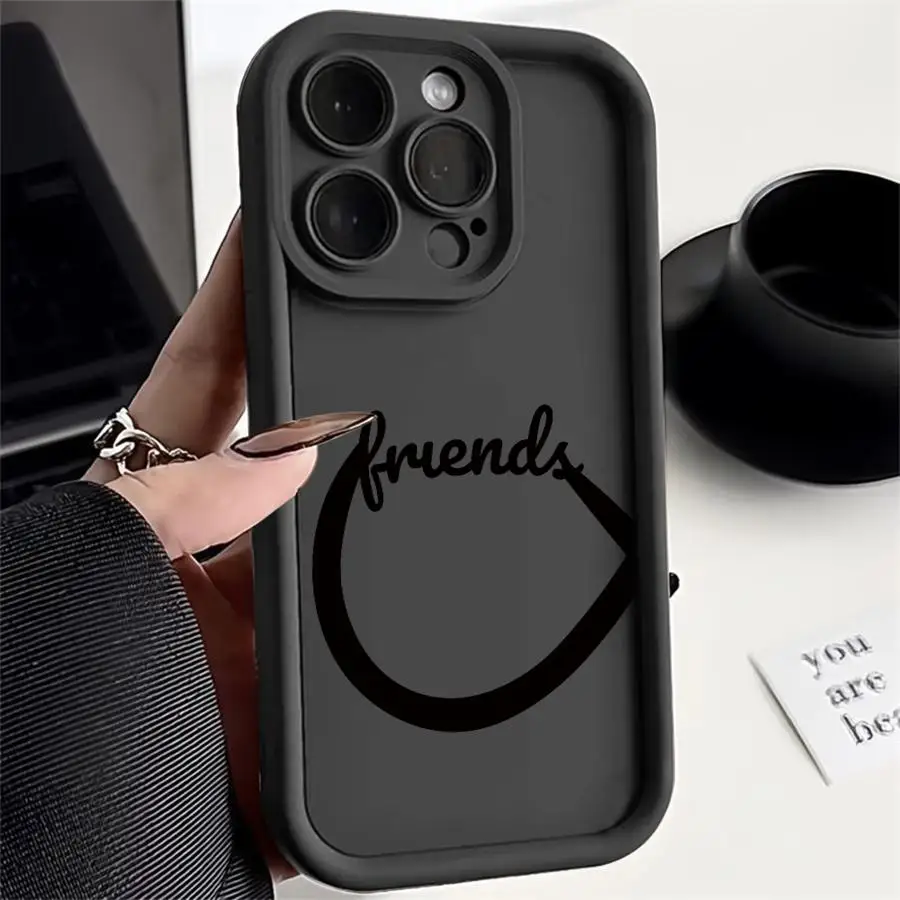 Best Friends Forever Always Phone Case for iPhone 16 15 Pro Max 13 12 11 Pro 14ProMax 16Plus 12Pro ShockProof Cover Funda Capa