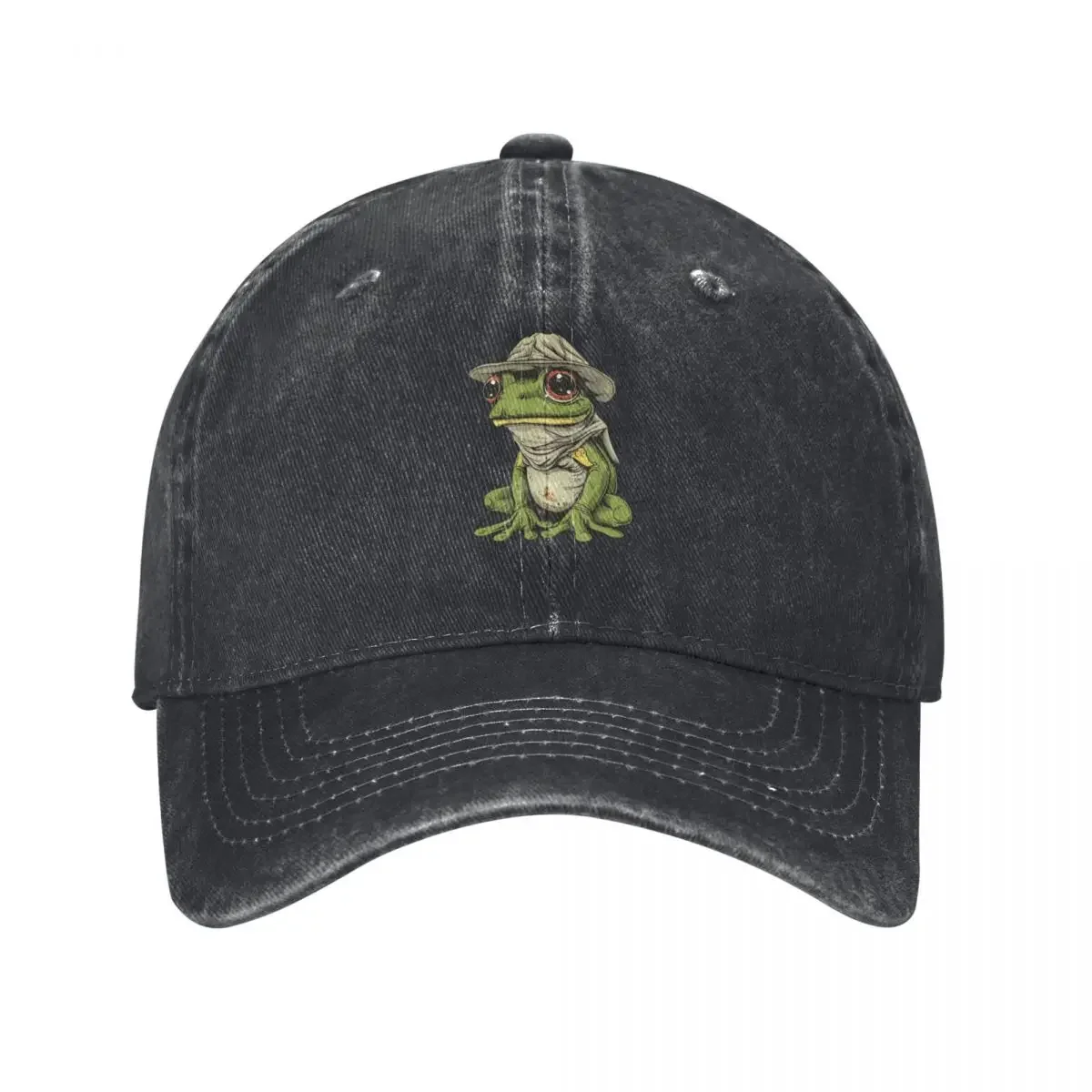 Screaming Froggy Baseball Cap Kids Hat Big Size Hat Ball Cap derby hat Women Caps Men's