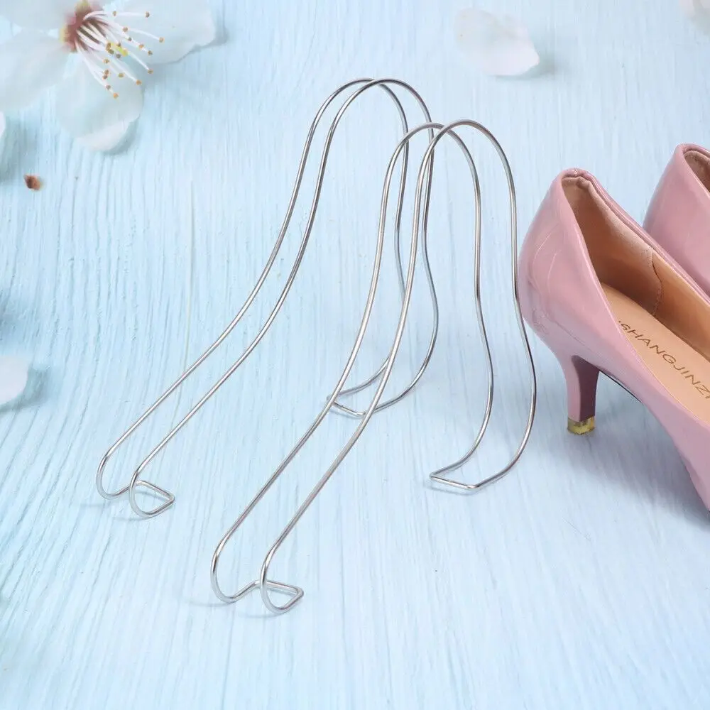 Edelstahl High-Heels-Präsentationsständer, tragbare Schuhspanner, Schuhständer für High Heels