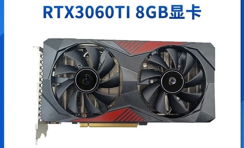 3060 TI 8GB Graphics Card for Gaming GPU with Dual Fans for Large Model Inference High Performance eSports Dedicated