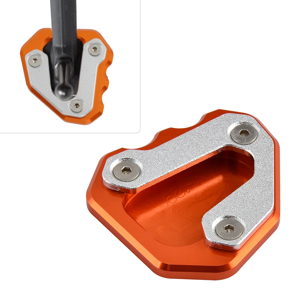 

For KTM 1290 Super Duke GT 1290 Superduke R 2013 2014 2015 2016 Kickstand Side Stand Pad Enlarge Extension Support Plate
