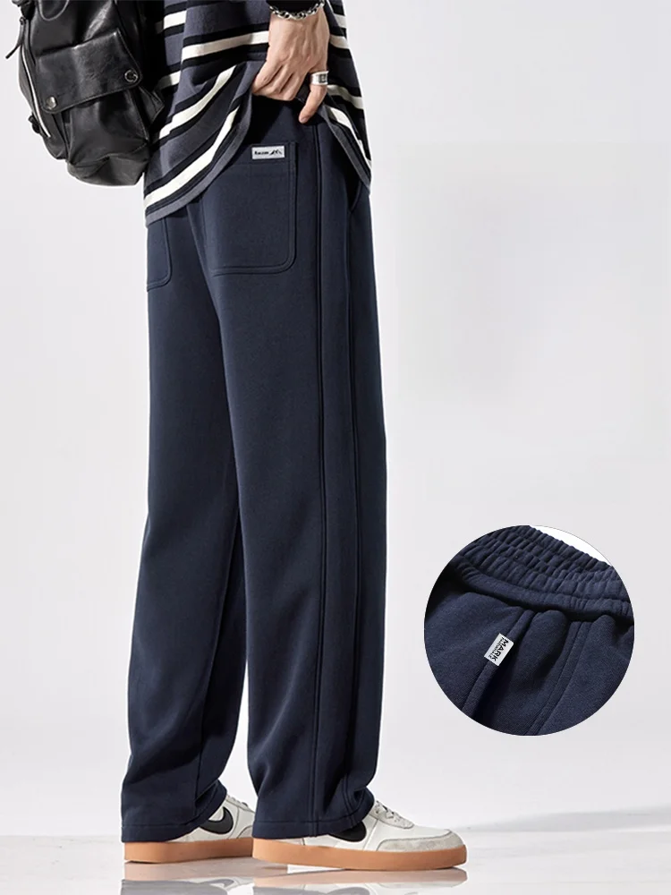 

Повседневные брюки American Sle, мужские весенне-осенние тяжелые свободные прямые спортивные брюки Mark Fairwe, повседневная одежда