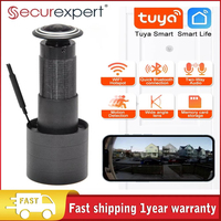 1080P HD Peephole Door Wifi Camera Tuya Smart Home Wireless Security Surveillance Monitor Electric Night Vision Remote Recording