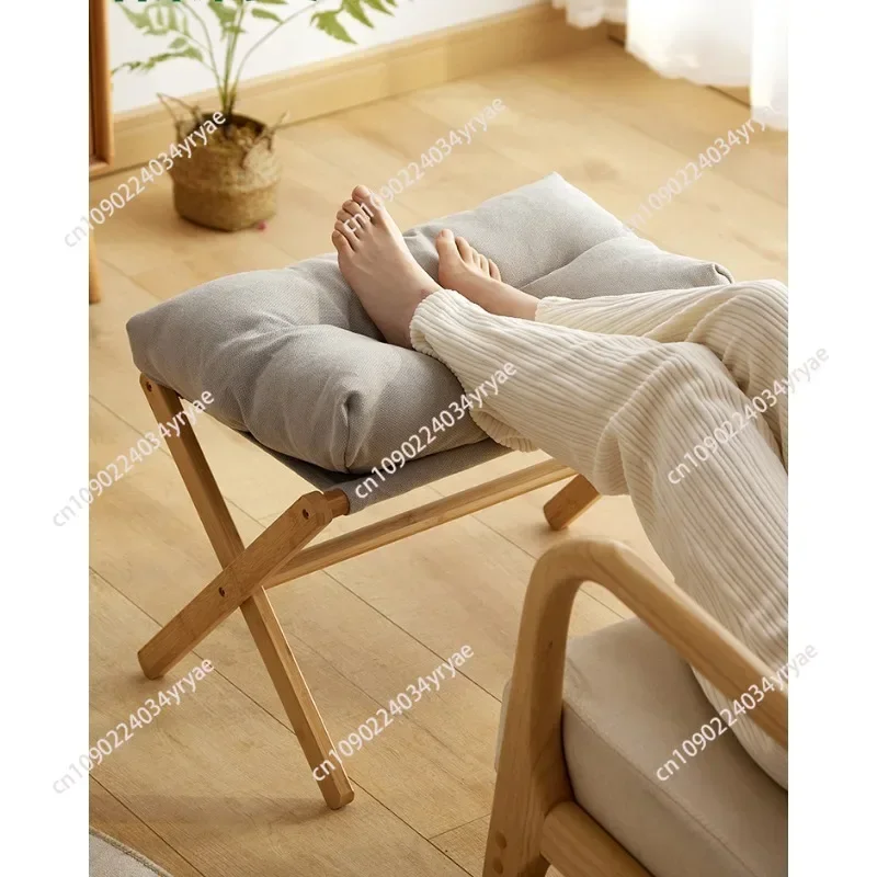 Footstool pedal, folding leg pad, sofa stool recliner, foot pad, office workstation foot rest