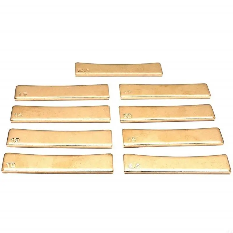 Electric Guitar Bass Repair Tool, 9Pcs Fingerboard Fretboard Press Caul Insert