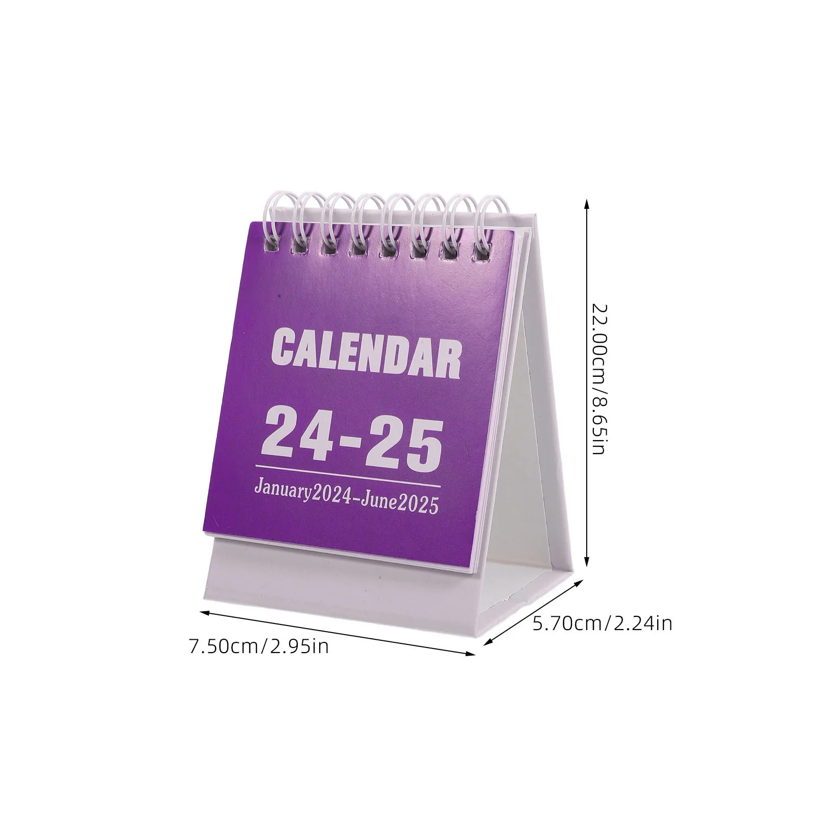 مكتب صغير 2024-2025 سطح مكتب صغير لمكتب المنزل الوجه الدائمة الاستخدام اليومي المنزلية التقويم الشهري اللوازم المكتبية