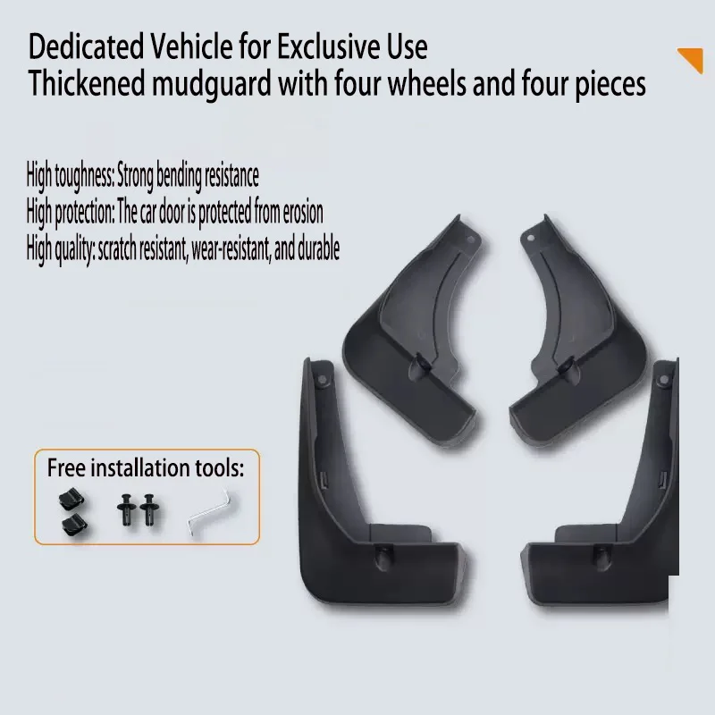 

4PCS Suitable For 25 Jetour Traveler Freelander Shanhai T2/T1 Lined Front And Rear Wheel Mudguard Accessories