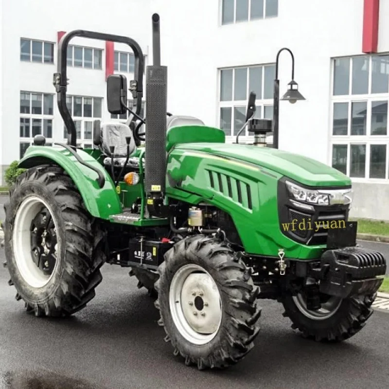 Tractores agrícolas de tractor parasol 4x4 70hp hechos en China para agricultura, tractor de motor diésel