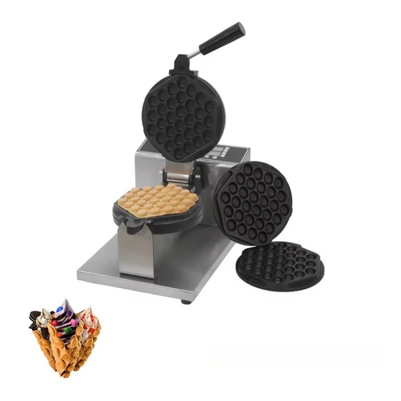 Non-stick Rotary Waffle Machine Electric Commercial Variable Egg Plate