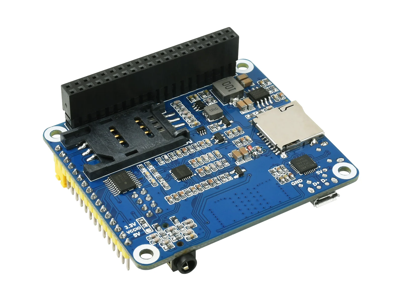 VivaChip TechWaveshare SIM7600CE-CNSE 4G HAT for Raspberry Pi 4G 3G 2G GNSS Positioning for China