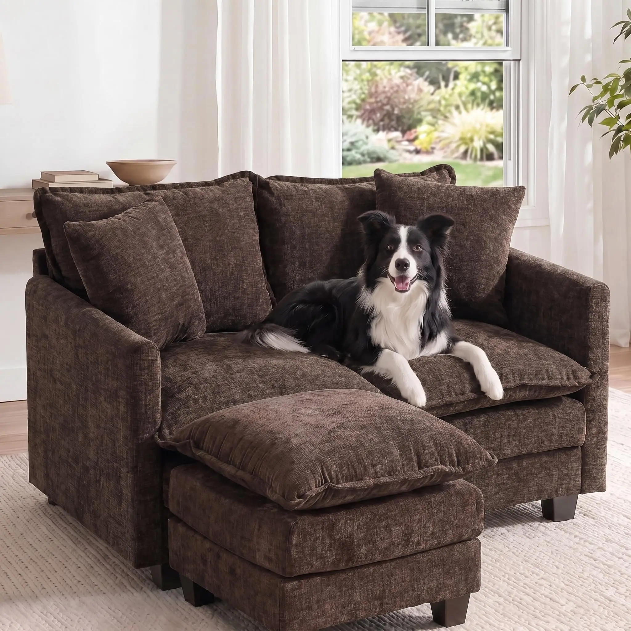 2-Seater Loveseat a with Ottoman, 27