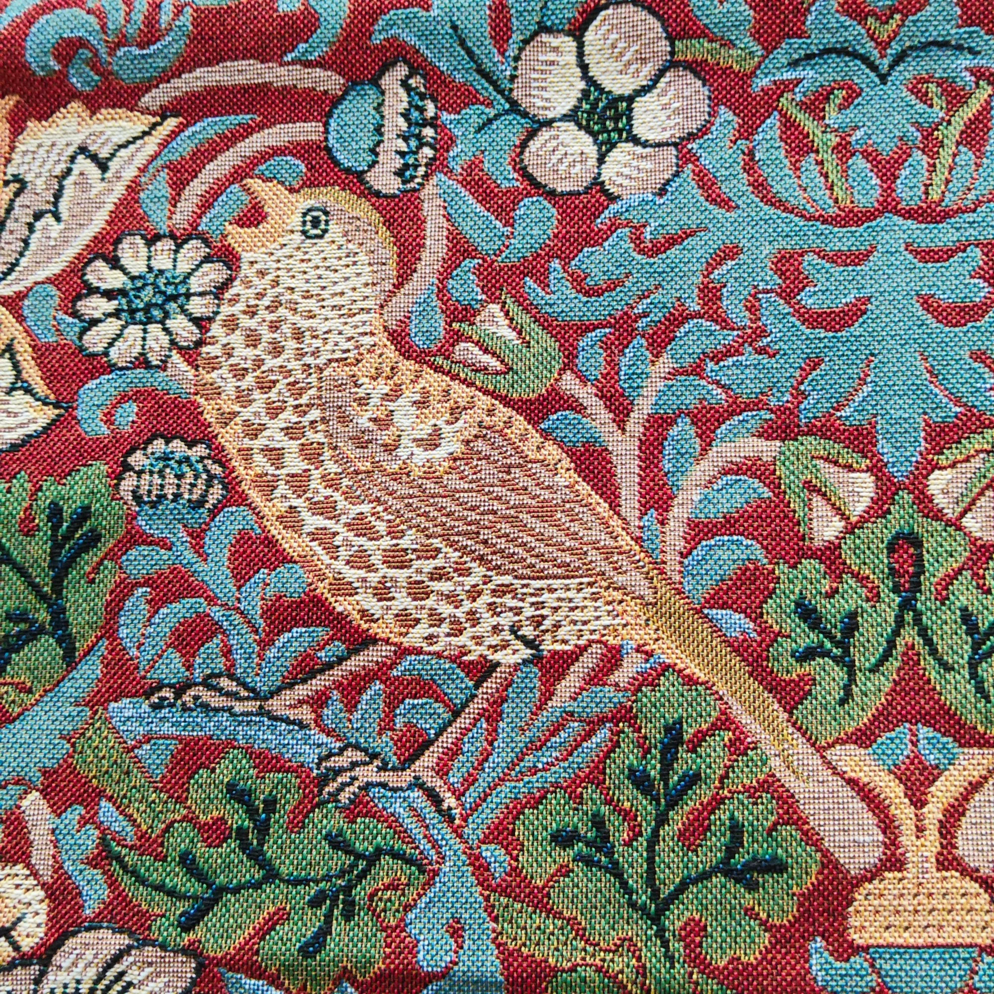 سجادة حائط ريتش آند لاكي بيردز ويليام موريس جوبلن أوبسون 70 سم × 90 سم #5