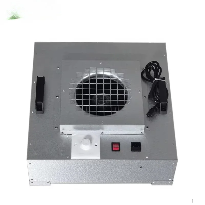

2 * 2 size ceiling fan filter unit H14 HEPA filter FFU aluminum zinc coating 575 * 575 fan filter unit