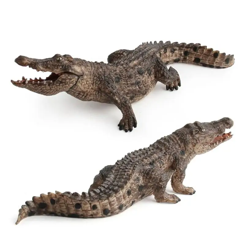 Crocodile Figurines Toy Alligator Toy Creative Artificial Animal Toy Wildlife Animal Model For Educational Playing Children Kids