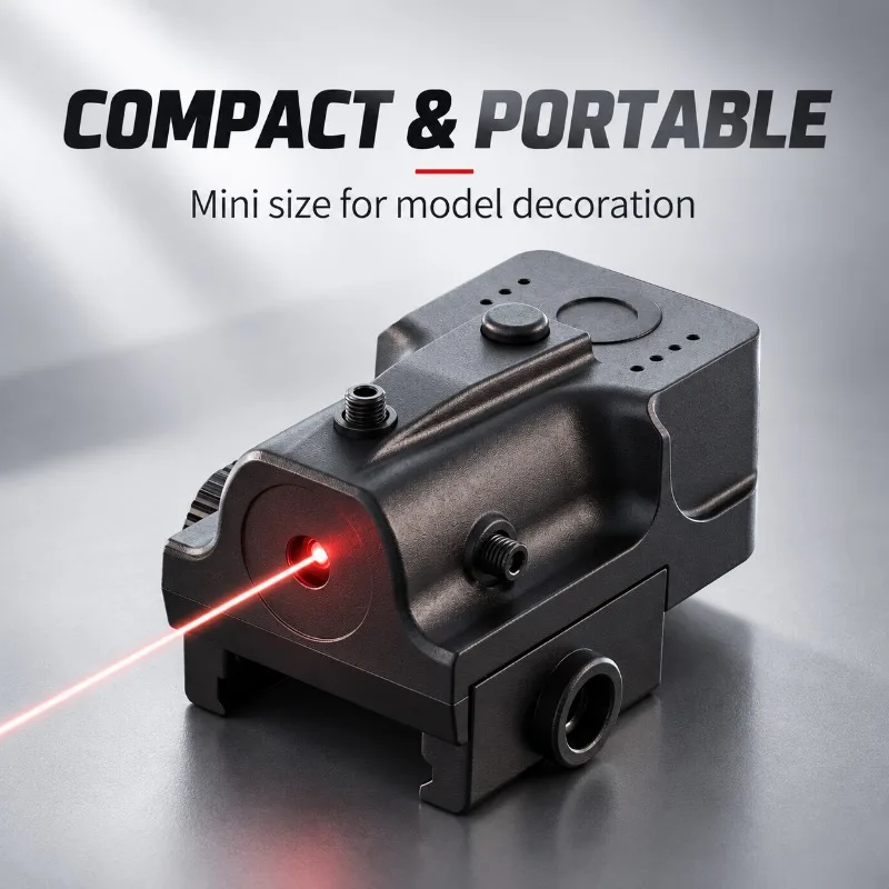 Ultra Light Mini Nylon Beam Indicator Kit, Stable Lock Design Fits Universal Rail for Model Ornament