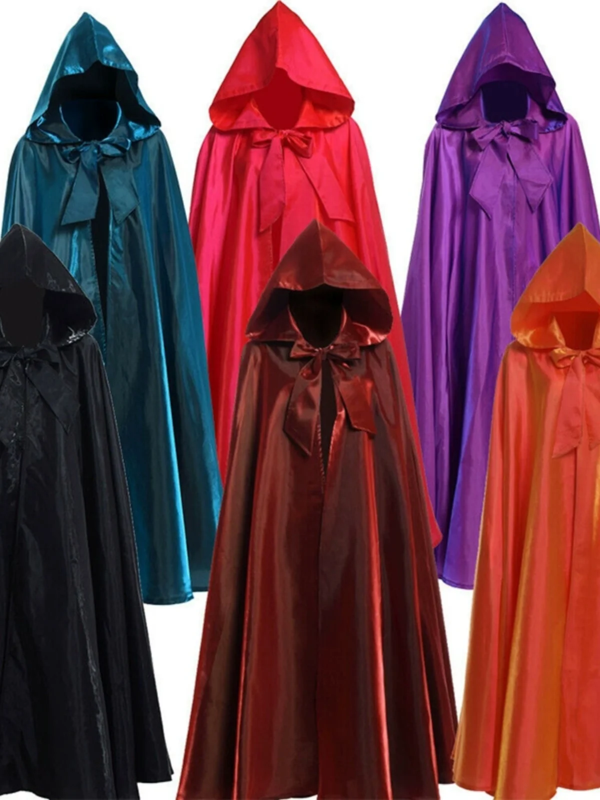 

Костюм для Хэллоуина: Платье ведьмы/Богини Смерти, сценический наряд для мужчин и женщин, с блестящей поверхностью, для ролевых игр