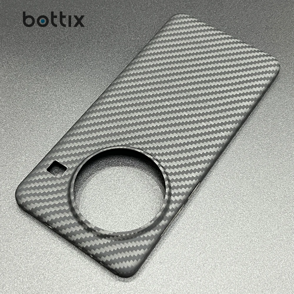 

Чехол Bottix из углеродного волокна для OnePlus 13, крышка 1 + 13, сверхлегкий, с защитой от отпечатков пальцев, арамидный, тонкая задняя крышка с прозрачными линзами