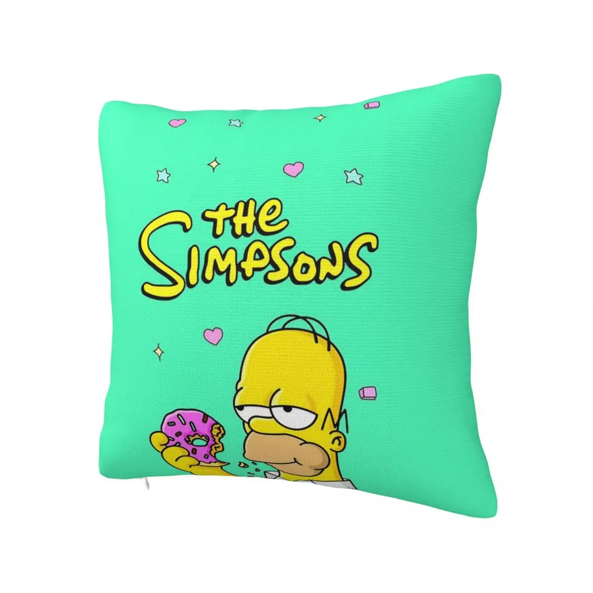 The Simpsons Cartoon Pillowcase Soft Polyester Cushion Cover Decorative Pillow Case Cover Home Zippered 18''