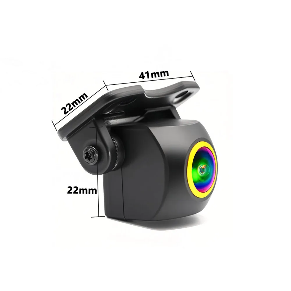 Dynamic Trajectory Moving Line Guide Trunk Golden Lens Car Rear View Camera Night Vision Backup Reverse System