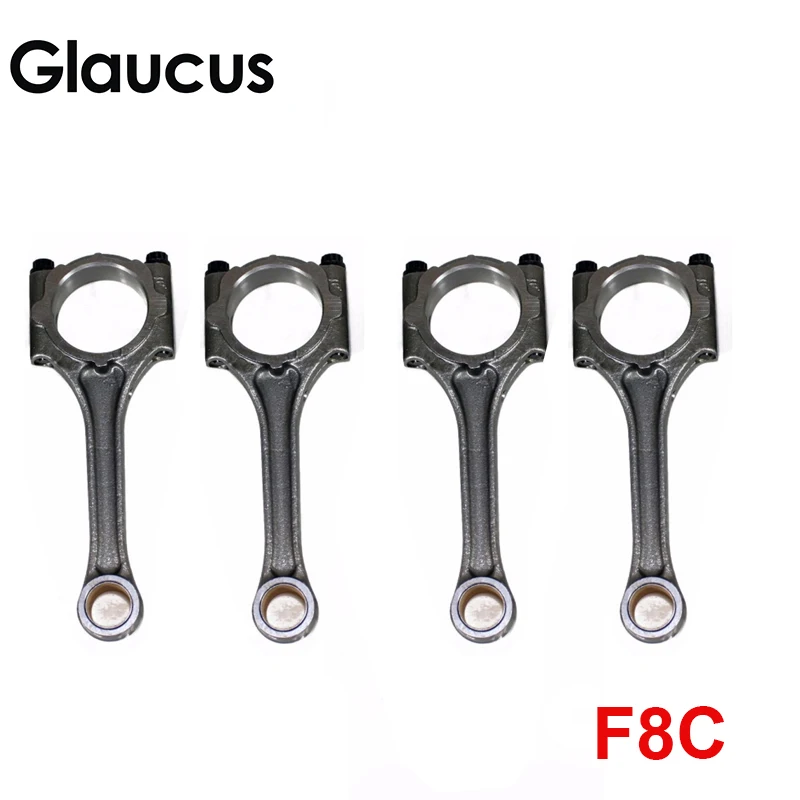 4pcs F8C engine connecting rod conrod for Daewoo Tico 796CC 0.8L Petrol SOHC 6V 1986- 12160-78800-000 1216078800000  