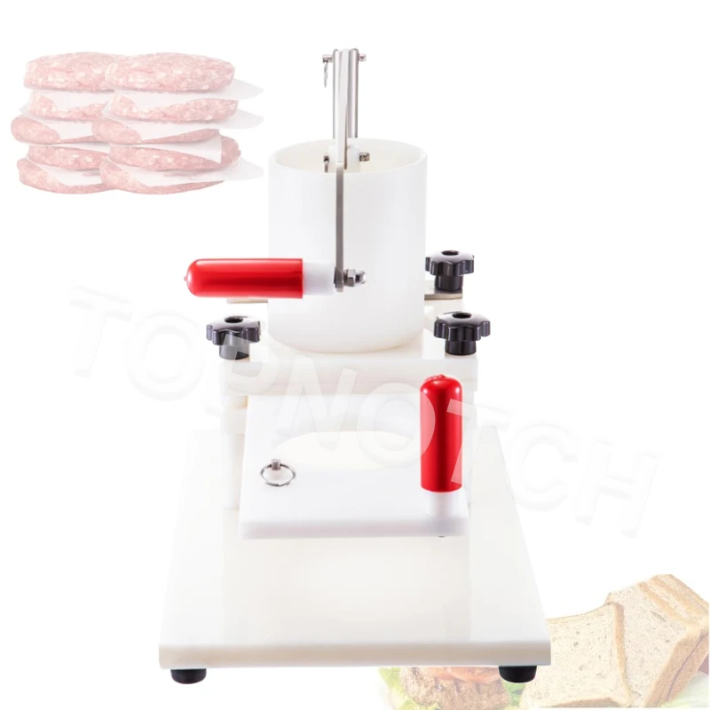 TOPNOTCH Hamburger Patty Maker 110mm 130mm Commerciale Manuale Rotondo Burger Press Macchina per modellare la carne Elettrodomestici da cucina