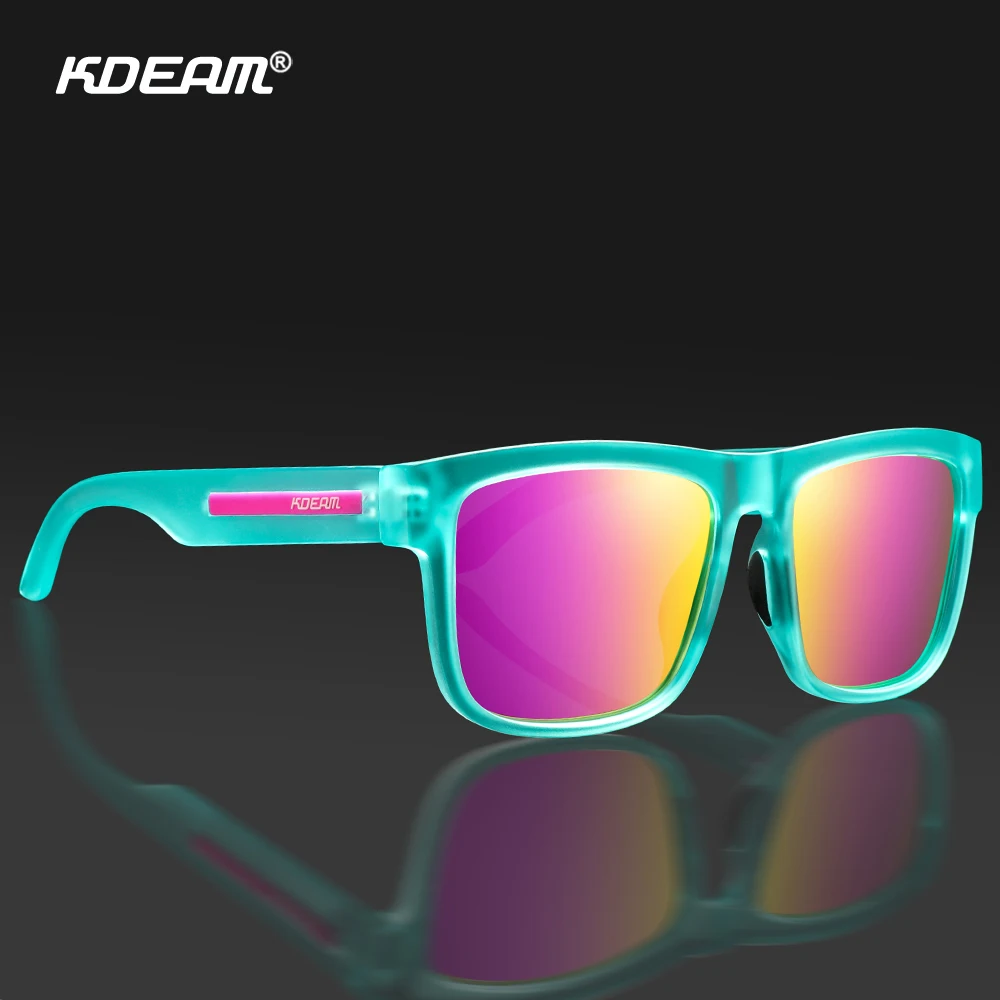 KDEAM New Fishing Sunglasses For Men Polarized And UV400 Protection Lens With Carrying Zipper Case KD335