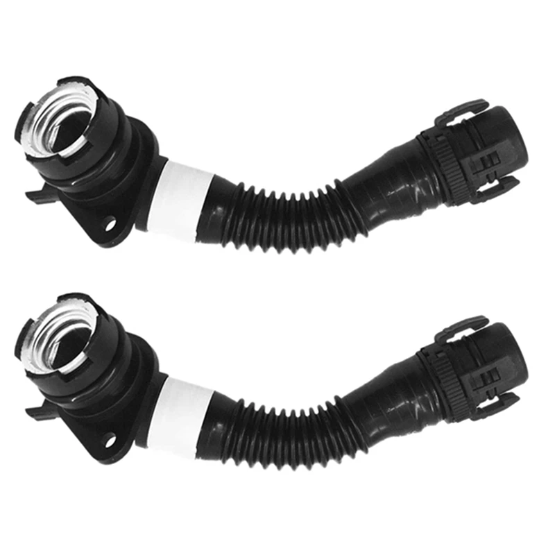 2X 11127584128 Air Exhaust Hose For -BMW X3 F25 X4 F26 X5 E70 X6 E71 F12 F13 Crankcase Ventilation Hose