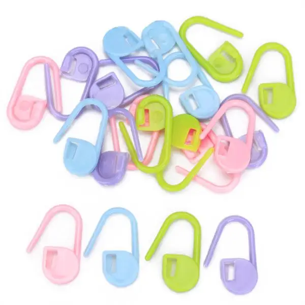 20 Stück gehäkelte Verriegelung stich markierungen Nadel clip für hand gefertigtes DIY-Strick zubehör-22x10mm