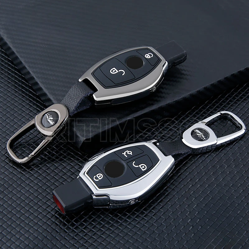 2/3 Buttons Car Remote Key Case Cover Shell Fob for Mercedes Benz A B G R Class GLA GLK W176 W204 W251 W463 CAR  Accessories