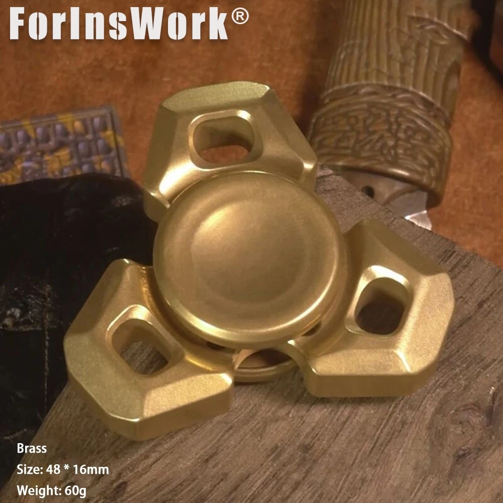 WJ EDC Fidget Spinner à trois feuilles – Expérience de rotation ultra douce! Jouet adulte gadget anti-stress