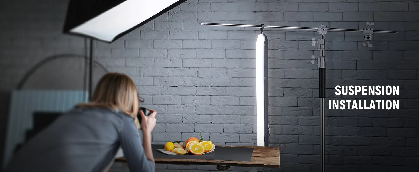 NEEWER Basics 21/30W Handgehaltenes RGB-Röhrenlicht 35,5'/90cm Tragbare Aufblasbare TPU-Beleuchtung 5000mAh Typ C 45W Eingang/30W Ausgang 3000Lux – Detail 11