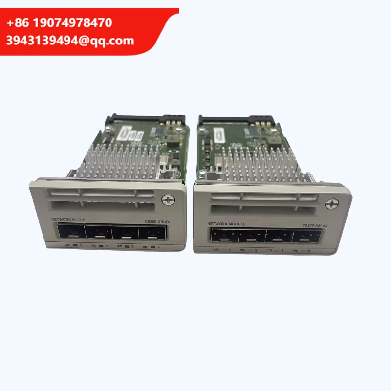 C9200-NM-4X CISCOS Modules 9200 4 X 10G Network Module. For C9200 Series Switches C9200-NM-4X