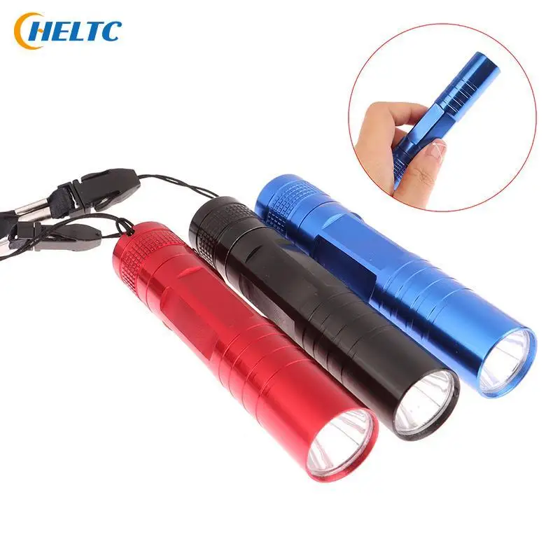 

1pc Waterproof Mini LED Flashlight Torch Pocket Light Portable Lantern 5A Battery (not Include) Powerful Led For Hunting Camping