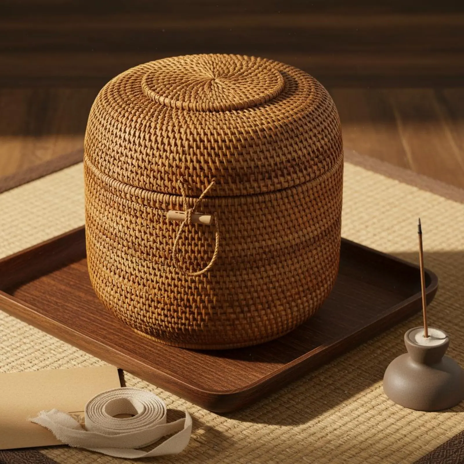 scatola-porta-te-pu'er-in-materiale-naturale-intrecciato-per-dispensa