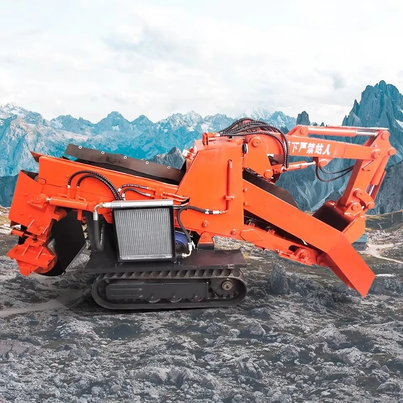 Coal Mining Crawler Scraper Slag Raking Machine Tunnel Ore Mine Electric Slag Loading and Unloading Equipment