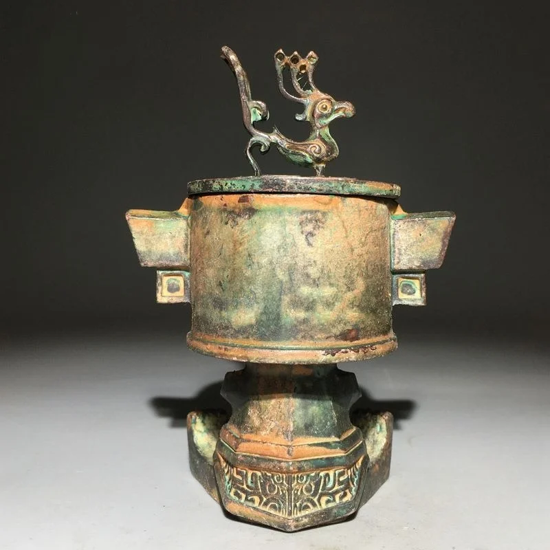 Antique Sanxingdui Incense Burner Indoor Meditation Vintage Holder Home Decor Tabletop Ornaments