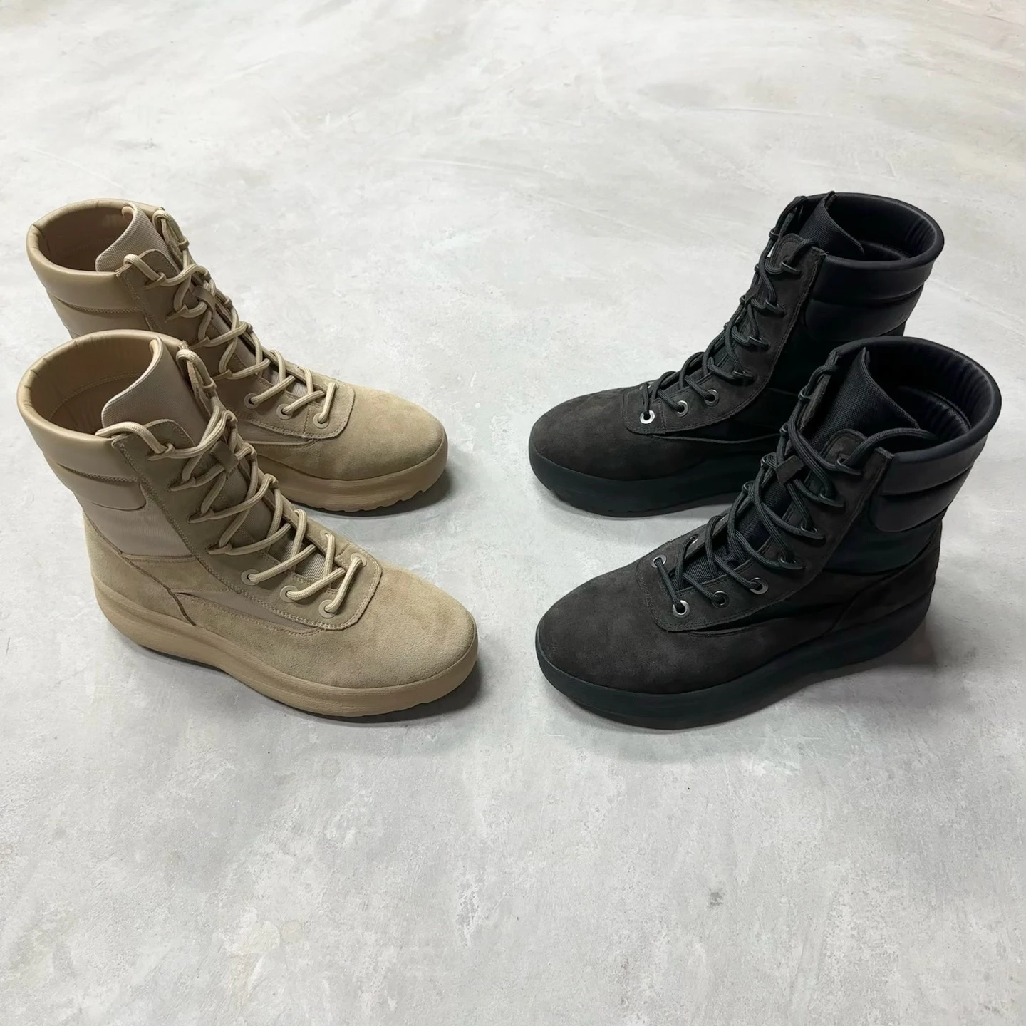 Stivali da nuova stagione High Street comodi e personalizzati personalizzati fatti a mano in pelle scamosciata di qualità