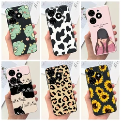 For Infinix Hot 40i Case Shockproof Silicone Soft TPU Girl Back Cover For Infinix Hot 40 Pro X6837 Funda Hot40i Hot40 2023 Capas