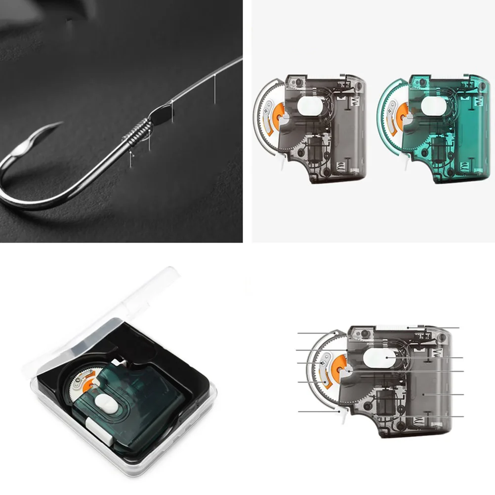 

Electric Fishing Hook Line Tier Tool Equipment Binder Durable PC Material Large Torque Motor Suitable All Hooks Portable