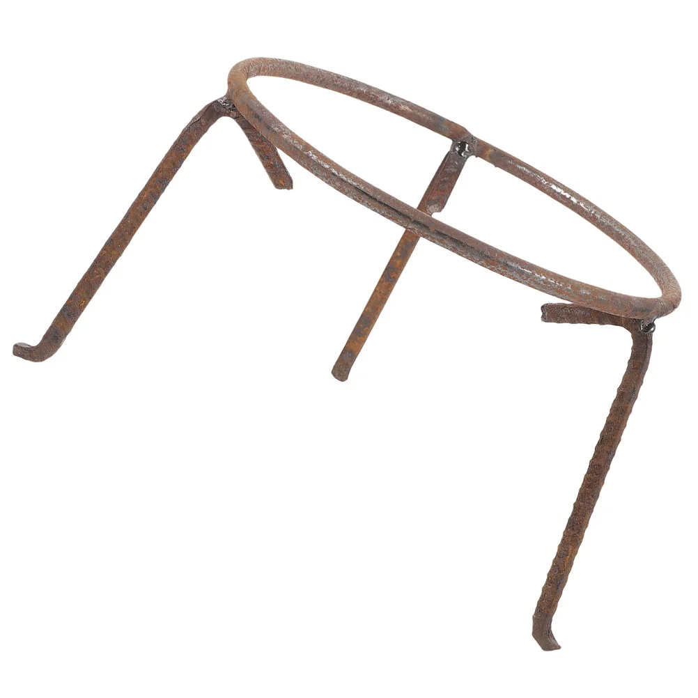 الثلاثي أرجل موقد حامل التخييم وعاء حديد حامل في الهواء الطلق الطبخ شواء أداة متعددة الوظائف ووك رف المحمولة عموم الدعم #5