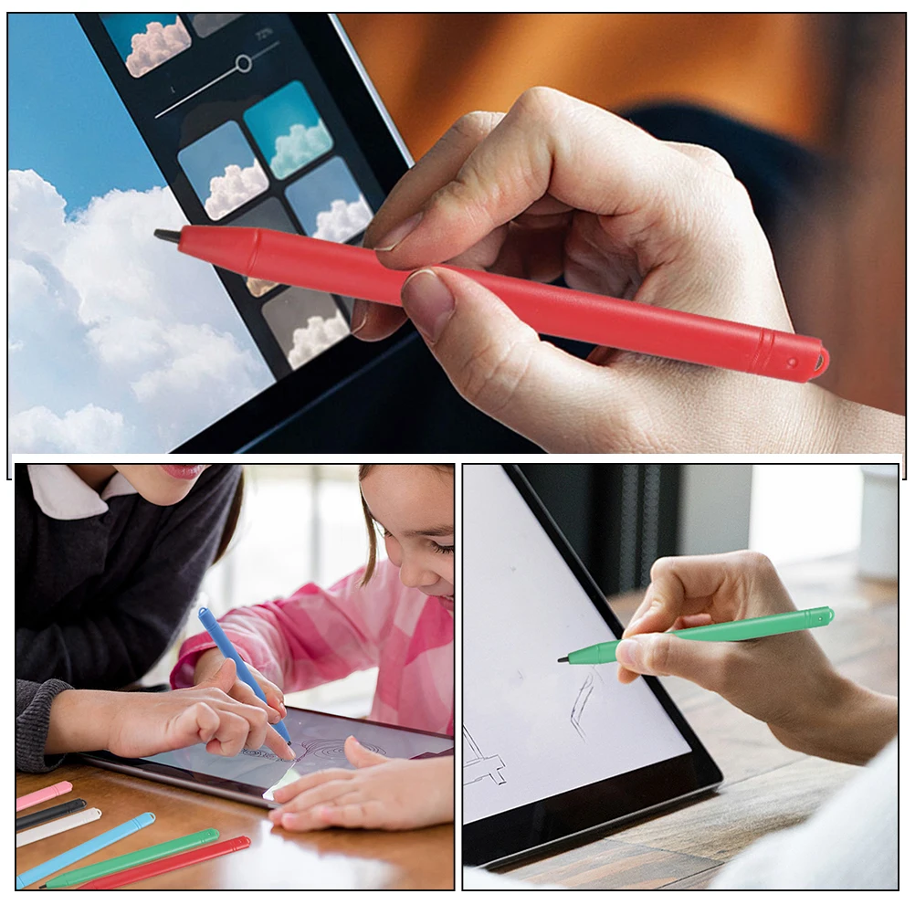 6 Pcs LCD Tablet Pen Stylus for Drawing Dot Computer Plastic Touch Screen