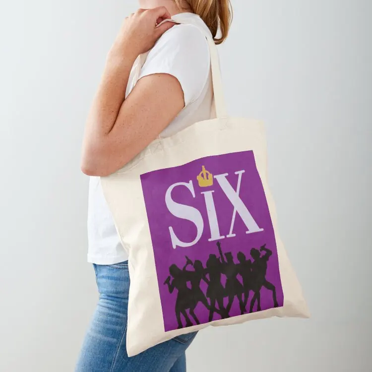 six the musical playbill Tote Bag hand bag Women's handbag custom bags shopping cart bags