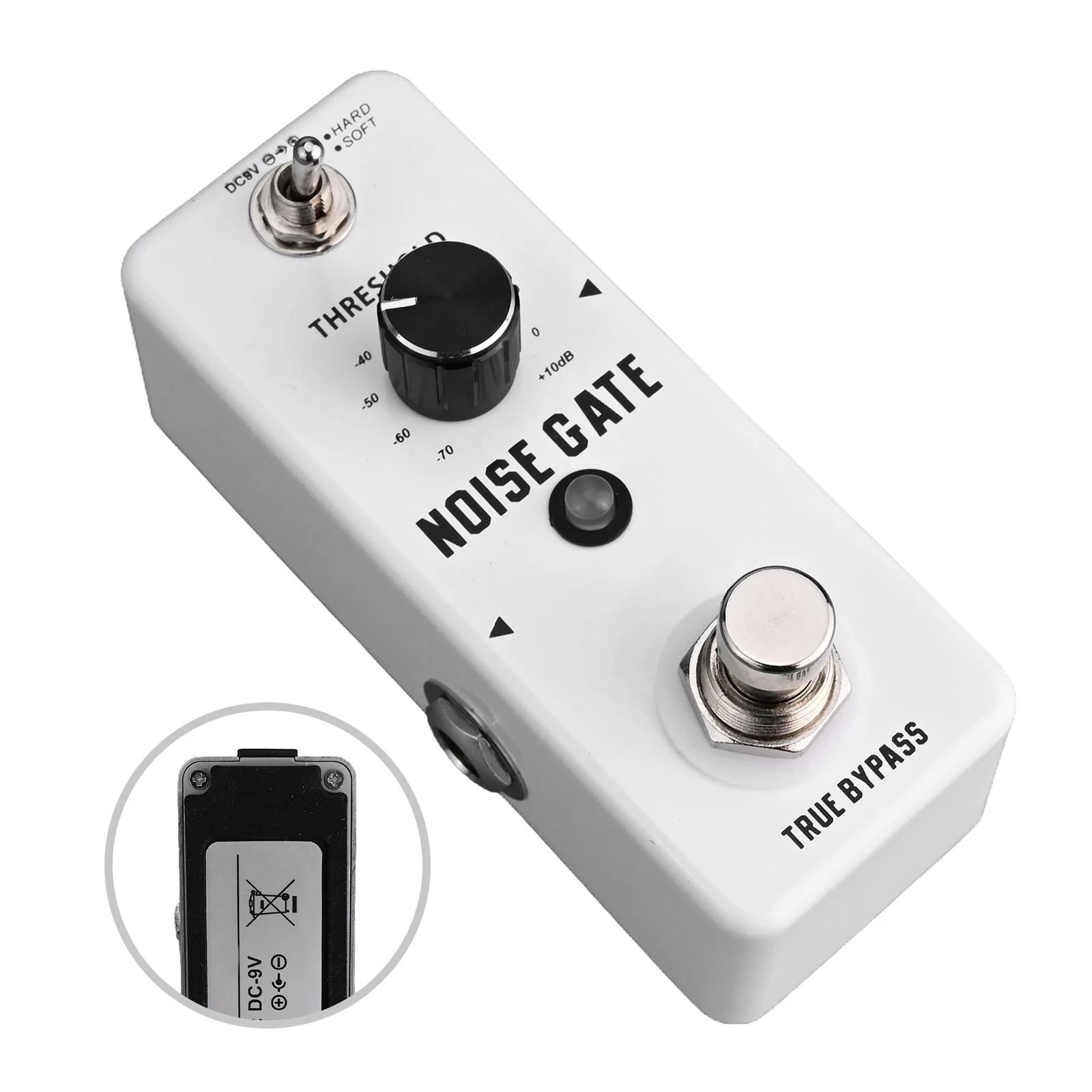 New Practical Guitar Effect Pedal Pedal Rowin LEF-319 Zinc Alloy 2 Modes Electric Guitar Gate Pedal Guitar Noise