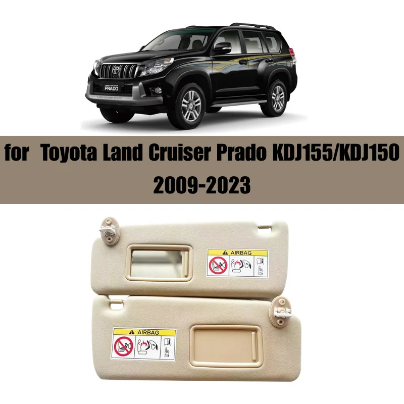 

Автомобильный солнцезащитный козырек для Toyota Land Cruiser Prado KDJ155/KDJ150 2009-2023 с зеркалом для макияжа OEM 74320-0G030-B074320-0G030-A0