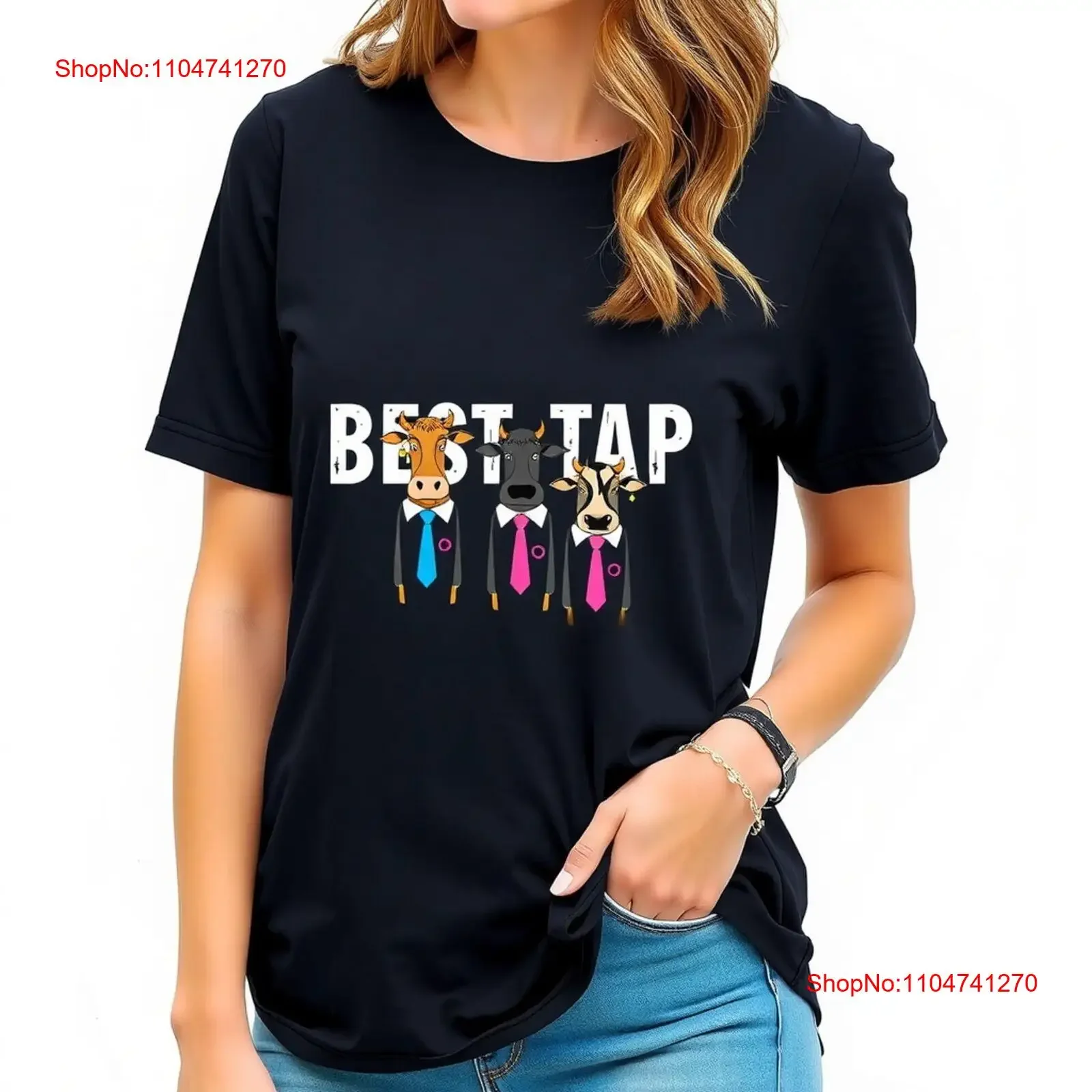 

Funny Cartoon Cows T Shirt BEST TAP for Cow Lovers vintage Washed graphic fashion Top For Everyday Wear Breathable Soft