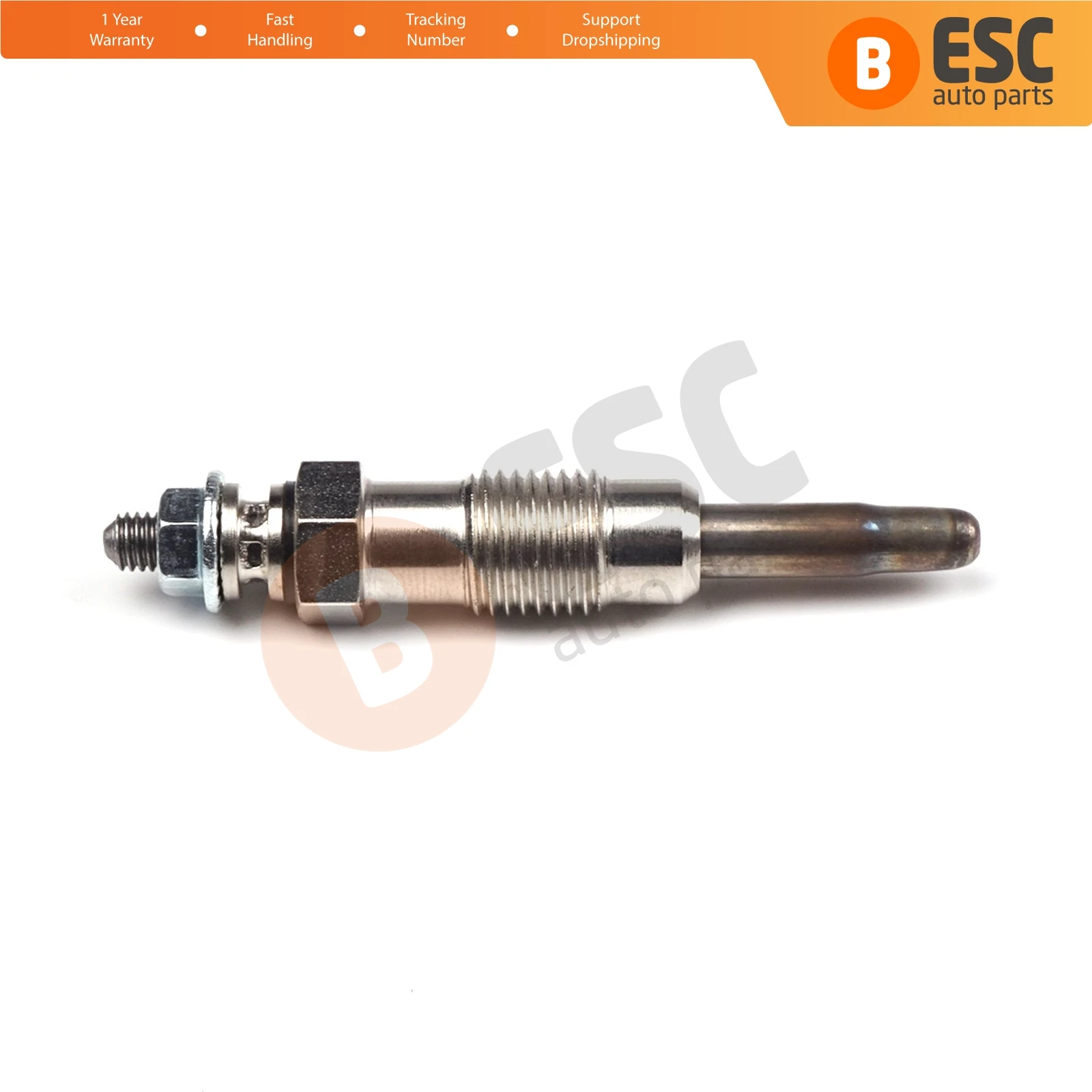 ESC Auto Parts EGP34 1 Piece Heater Glow Plugs GX70, 11590001, GN858 for Mercedes Ssangyong Daewoo Free Shipment Made in Turkey