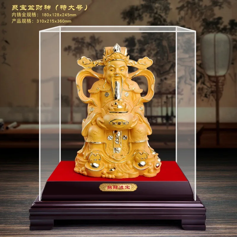 24k 9999 Gold Fortune God Ornament for a successful start in business and sales, attracting wealth and treasures, suitable for o