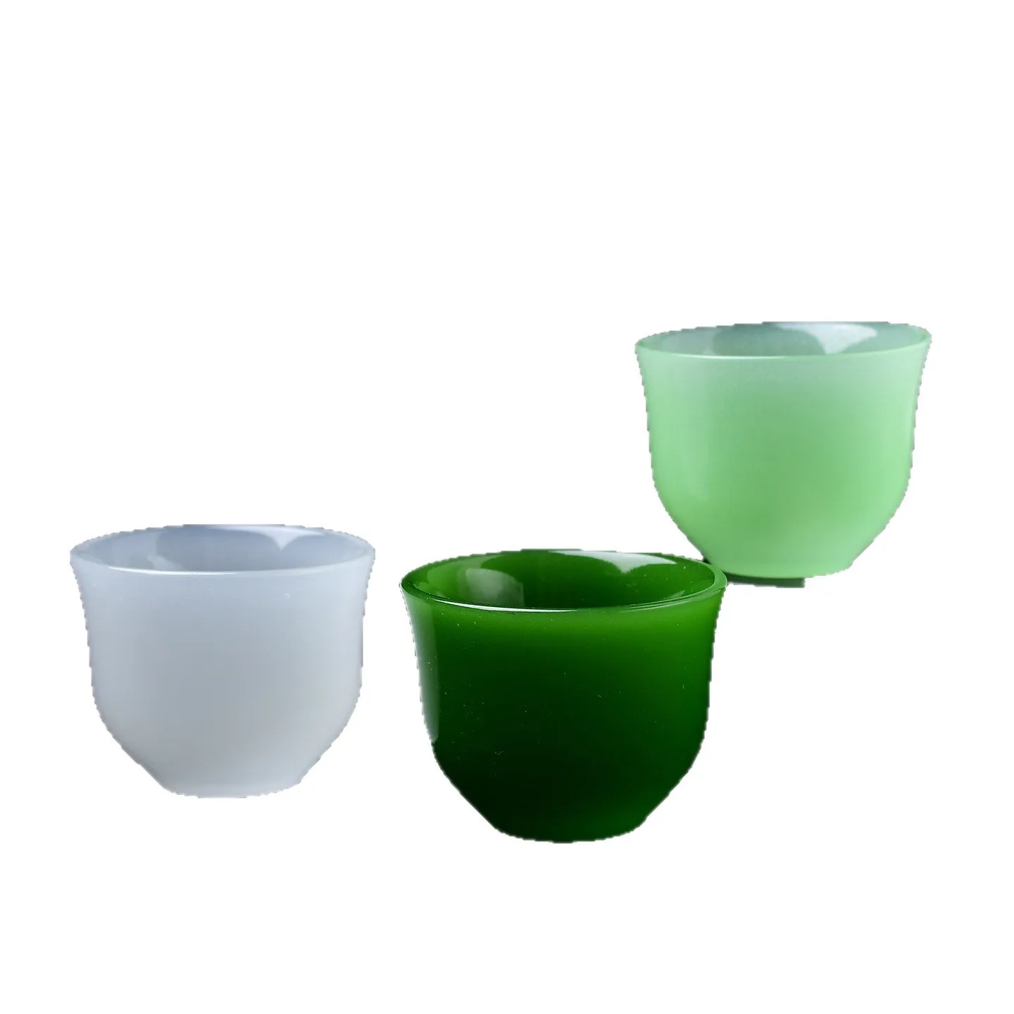 1pc Jade Tea Cup Kung Fu Tea Set, Health High-end Jade Single Master Cup Set,Jade Water Cup,Wine Glass Bowl Teacups,TeaCup
